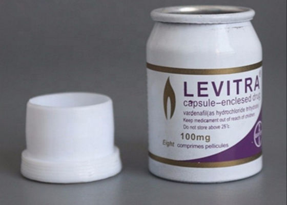 100g μπουκάλια φαρμακευτικής συσκευασίας αργιλίου με τα καλύμματα PE