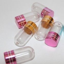 15mm CP καθαρίζουν το πλαστικό εμπορευματοκιβώτιο ένα μπουκαλιών χαπιών κάψα