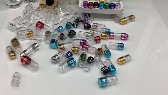 Κενές πλαστικές κάψες χαπιών ρινοκέρων