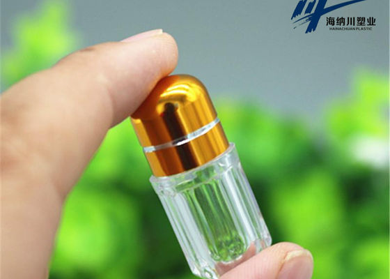 Χρυσά συσκευάζοντας μπουκάλια καψών 2g πλαστικά με την κορώνα ΚΑΠ μετάλλων